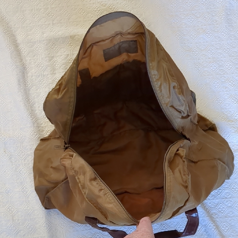 Totes Brown Travel Bag Durable Canvas Design - Picture 4 of 10